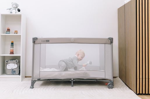 FreeON prijenosni krevetić Nap gray