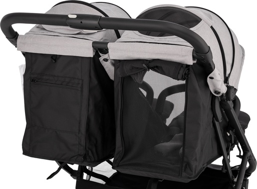 FreeON kolica za blizance Active Twin siva