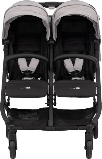 FreeON kolica za blizance Active Twin siva