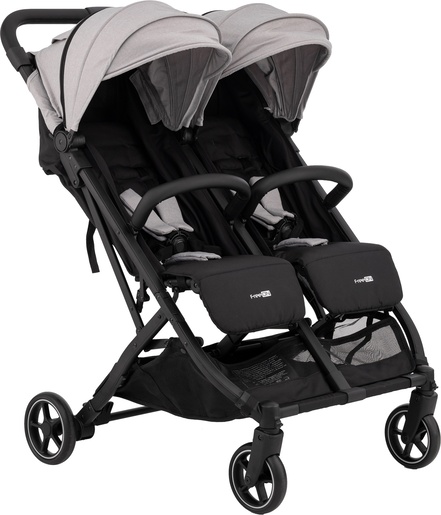 FreeON kolica za blizance Active Twin siva