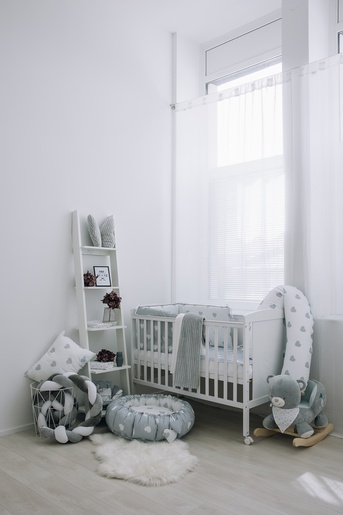 Bubaba BY FreeON posteljina 6 djelna Siva srca grey