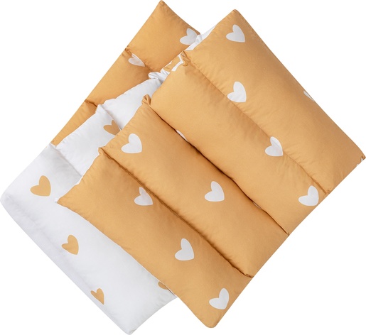 Bubaba BY FreeON posteljina 6 djelna žuta srca