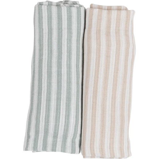 Bubaba BY FreeON tetra pelena muslin 2/1 prugice green 70x70 cm green