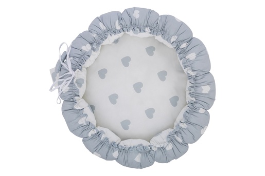 Bubaba BY FreeON gnijezdo Okruglo, siva srca grey