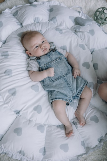 Bubaba BY FreeON gnijezdo Okruglo, siva srca grey