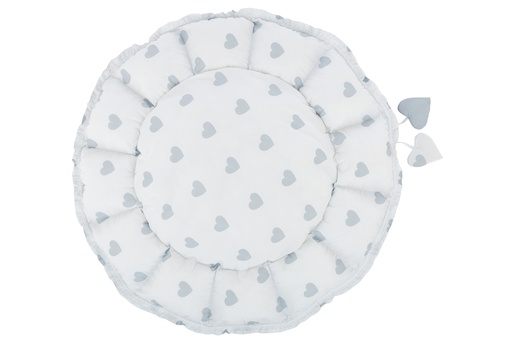 Bubaba BY FreeON gnijezdo Okruglo, siva srca grey