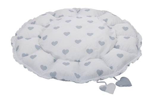 Bubaba BY FreeON gnijezdo Okruglo, siva srca grey