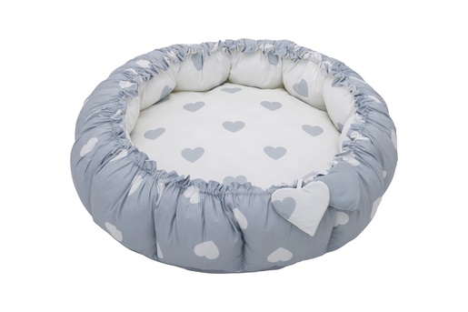 Bubaba BY FreeON gnijezdo Okruglo, siva srca grey