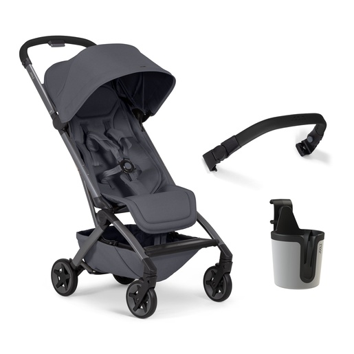 Joolz kišobran kolica Aer2 komplet + prednja zaštita i držač za bocu stone grey