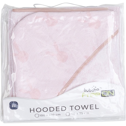 Bubaba BY FreeON ručnik 100x100 cm zečići pink