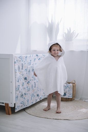 Bubaba BY FreeON pončo white 1-4 godine