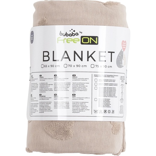 Bubaba BY FreeON dekica srca beige