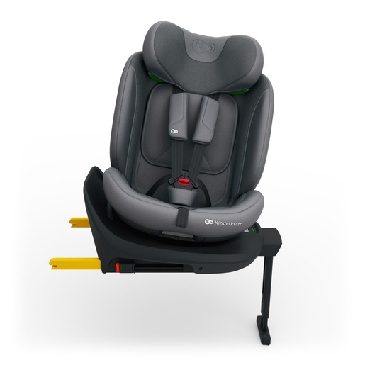 Kinderkraft I-360 2 PLUS i-Size autosjedalica 0-36 kg (40-150 cm), siva