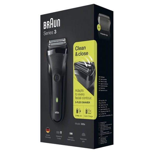 BRAUN brijač Serija 3 300, crni