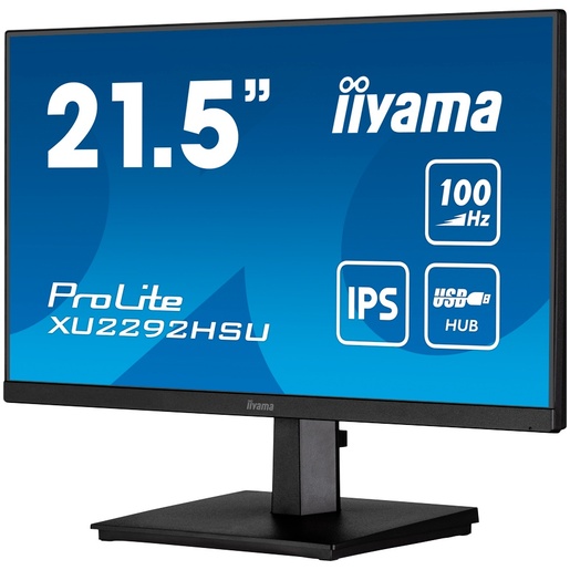 IIYAMA XU2292HSU-B6, 21.5" IPS FHD, 100Hz, 0.4ms, HDMI, DisplayPort, monitor