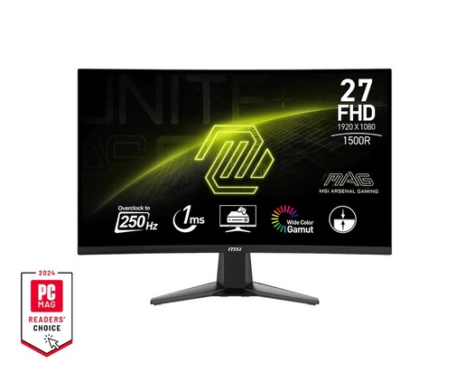 MSI MAG 27C6X, 27" FHD VA, 240Hz, 1ms, 2xHDMI, DisplayPort, zakrivljeni, gaming monitor