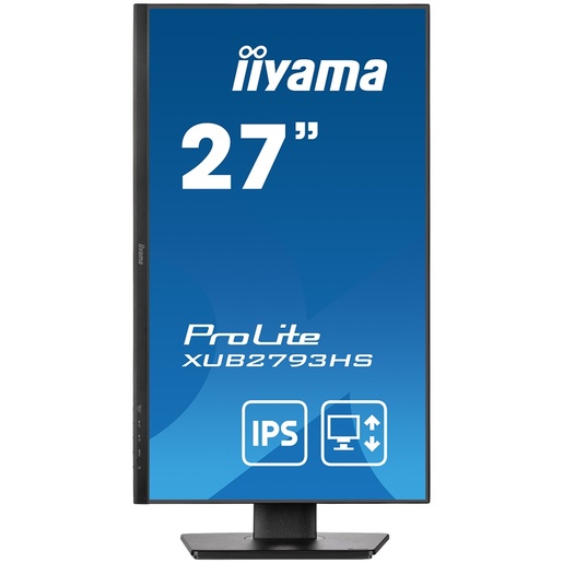IIYAMA XUB2793HS-B7, 27" IPS FHD, 100Hz, 1ms, HDMI, DisplayPort, monitor