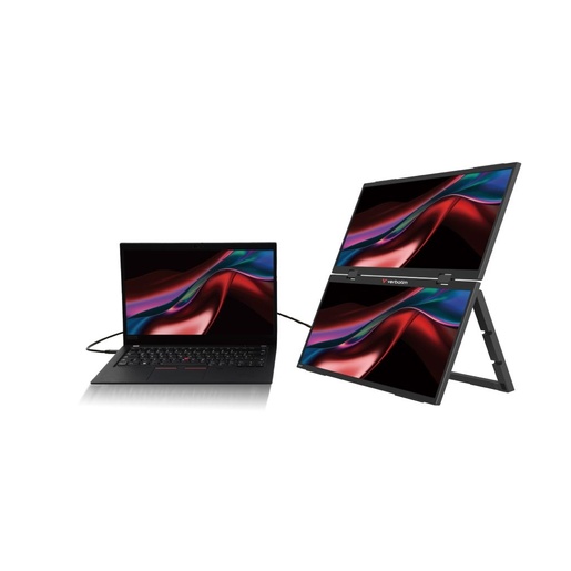 Verbatim #32403 15.6" Full HD 60Hz, 10ms, HDMI, 2xUSB-C, USB-A, dvostruki prijenosni monitor