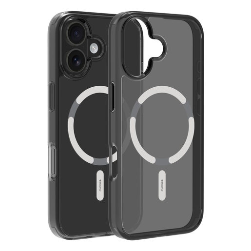 Dviced MagSafe tamna prozirna maska za iPhone 17 - Srebrna