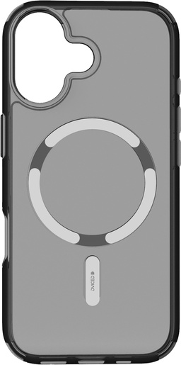 Dviced MagSafe tamna prozirna maska za iPhone 17 - Srebrna