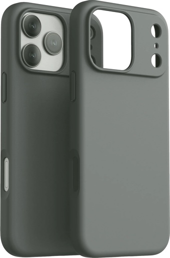 Dviced silikonska MagSafe maska za iPhone 17 Pro Max - Siva