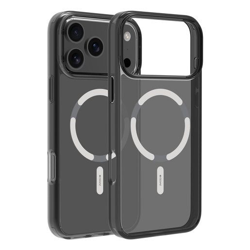 Dviced MagSafe tamna prozirna maska za iPhone 17 Pro Max - Srebrna