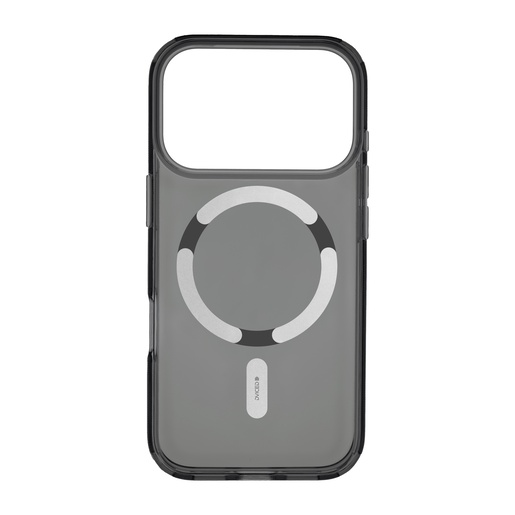 Dviced MagSafe tamna prozirna maska za iPhone 17 Pro - Srebrna