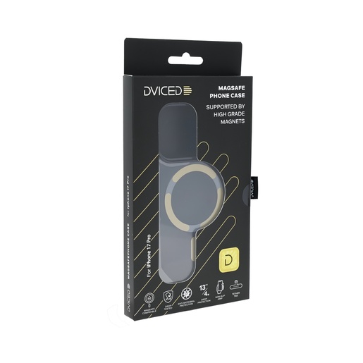 Dviced MagSafe tamna prozirna maska za iPhone 17 Pro - Zlatna