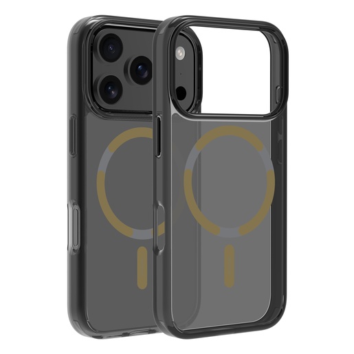 Dviced MagSafe tamna prozirna maska za iPhone 17 Pro Max - Zlatna