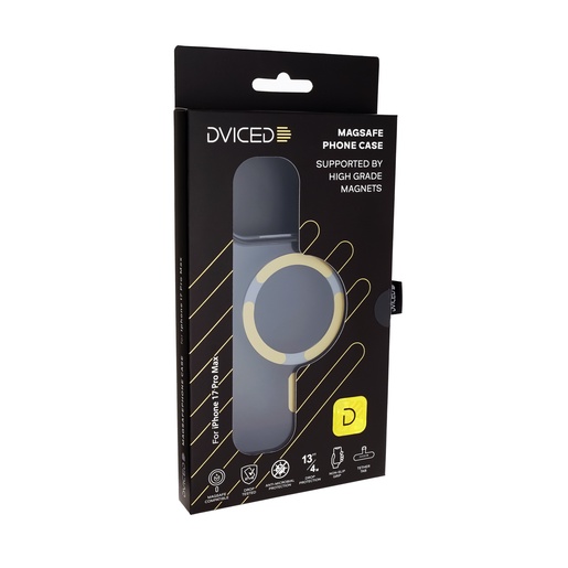 Dviced MagSafe tamna prozirna maska za iPhone 17 Pro Max - Zlatna