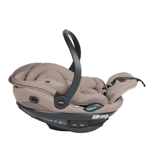 BeSafe autosjedalica Go Beyond2, 0-13 kg (40-87 cm), Dark Sand Soft Breeze