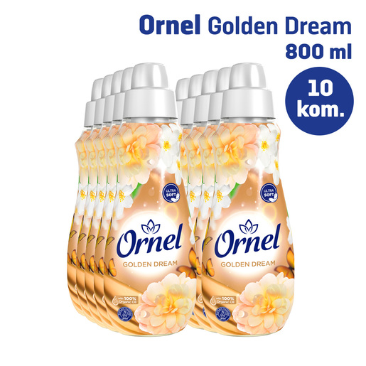 ORNEL omekšivač za rublje Golden Dream 800 ml, 10 komada