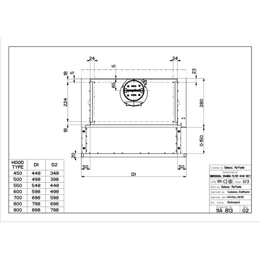 Faber napa Flexa NG BK A60