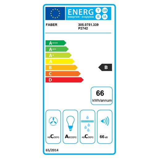 Faber napa In-Nova Comfort EV8 BK A60/2