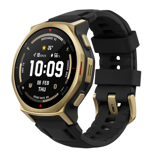 Amazfit T-Rex 3 Pro, 44mm, Black Gold, pametni sat