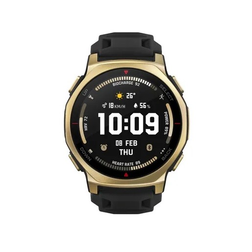 Amazfit T-Rex 3 Pro, 44mm, Black Gold, pametni sat