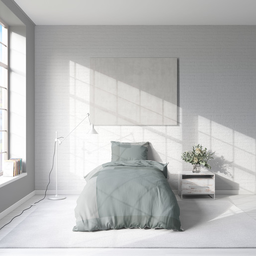 Essenza Sleep posteljina Young 2/1, 140x200 cm, mint kocke