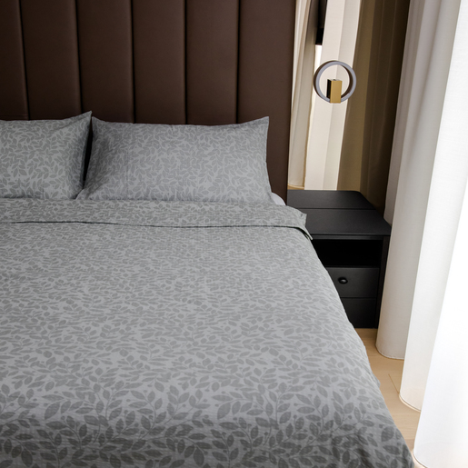 Essenza Sleep posteljina, krep, 200x200 + 2x60x80 cm, mint lišće