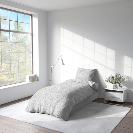 Essenza Sleep posteljina, krep, 140x200 + 60x80 cm, bež rombići