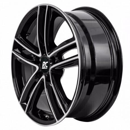 Aluminijski naplatak RC Design RC27 7x17 5/112 ET45 V7 Crno Polirana/Schwarz Glanz Voll-Poliert - EAN kod 4250996316852