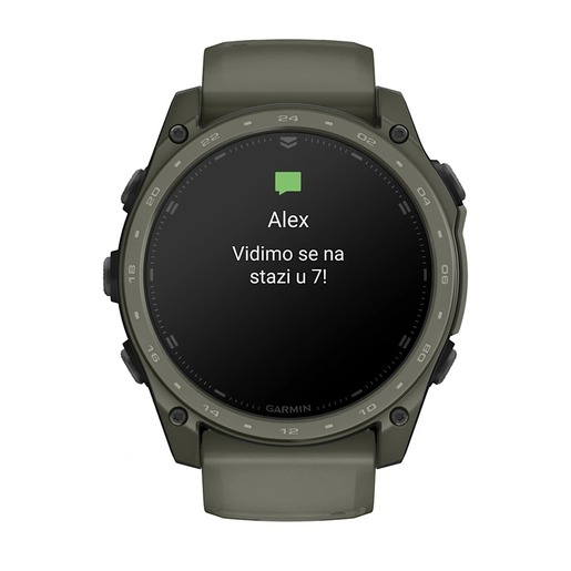 Garmin Tactix 8 Cerakote AMOLED, 51mm, safirno staklo, 010-04553-11, Green, pametni sat
