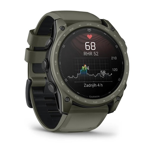 Garmin Tactix 8 Cerakote AMOLED, 51mm, safirno staklo, 010-04553-11, Green, pametni sat