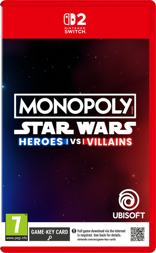 Monopoly Star Wars: Heroes VS Villains Game Key Card - Nintendo Switch 2
