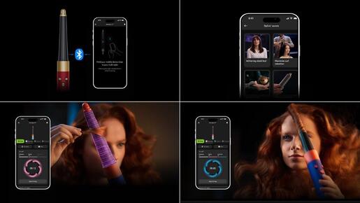 Dyson stilizator za kosu Airwrap i.d.™ Straight+Wavy (Red Velvet/Gold)