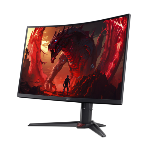 Acer Nitro XZ323QUZ1bmiiprx, UM.HX3EE.105, 31.5" QHD VA, 280Hz, 5ms, 2x HDMI, DisplayPort, zvučnici, Pivot, zakrivljeni, monitor