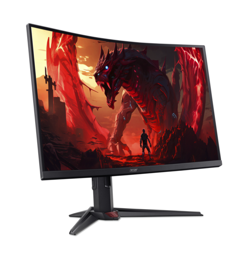 Acer Nitro XZ323QUZ1bmiiprx, UM.HX3EE.105, 31.5" QHD VA, 280Hz, 5ms, 2x HDMI, DisplayPort, zvučnici, Pivot, zakrivljeni, monitor