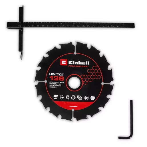 EINHELL Professional akumulatorska ručna kružna pila TP-CS 18/136-C Li BL-Solo