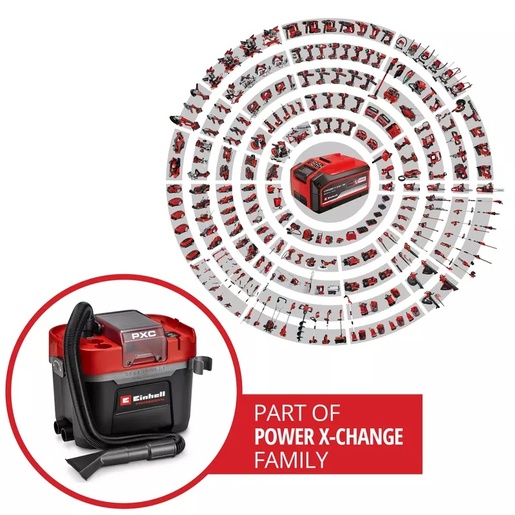 EINHELL Professional akumulatorski suho/mokro usisavač TP-VC 18/10 Li BL L-Solo