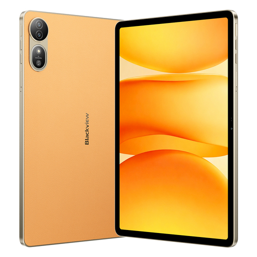 Blackview Mega 12 12GB/256GB, tablet, 5G, narančasti + cover, Stylus olovka, tipkovnica, bežični miš, slušalice