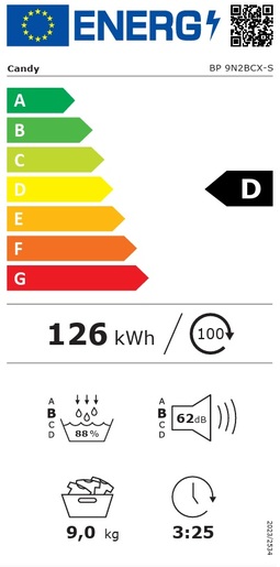 Candy sušilica rublja BP 9N2BCX-S